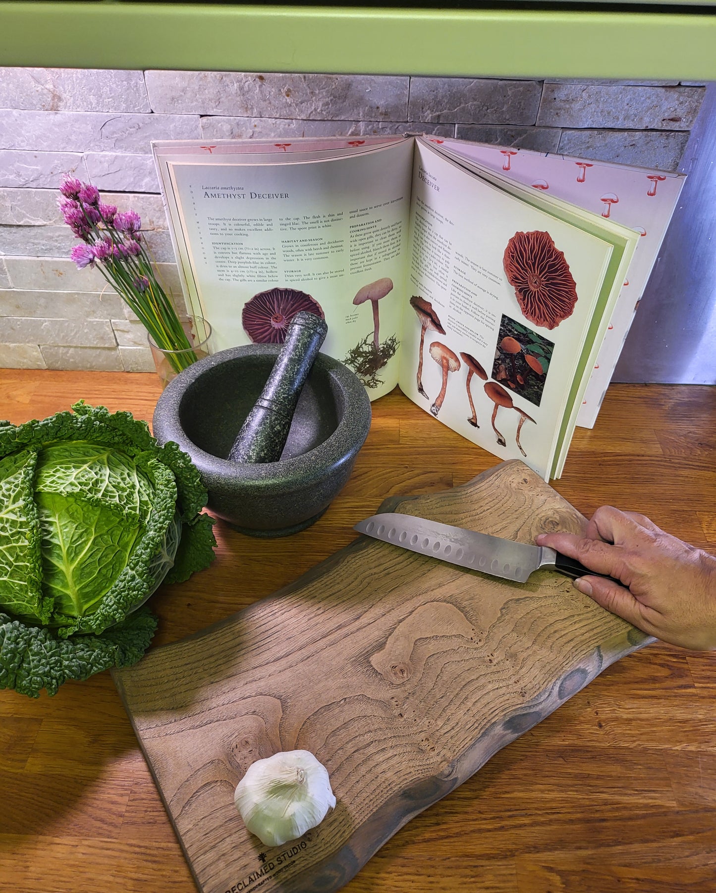 Chopping Board - Hand Crafted - Chestnut - Small - "Matilda-4"