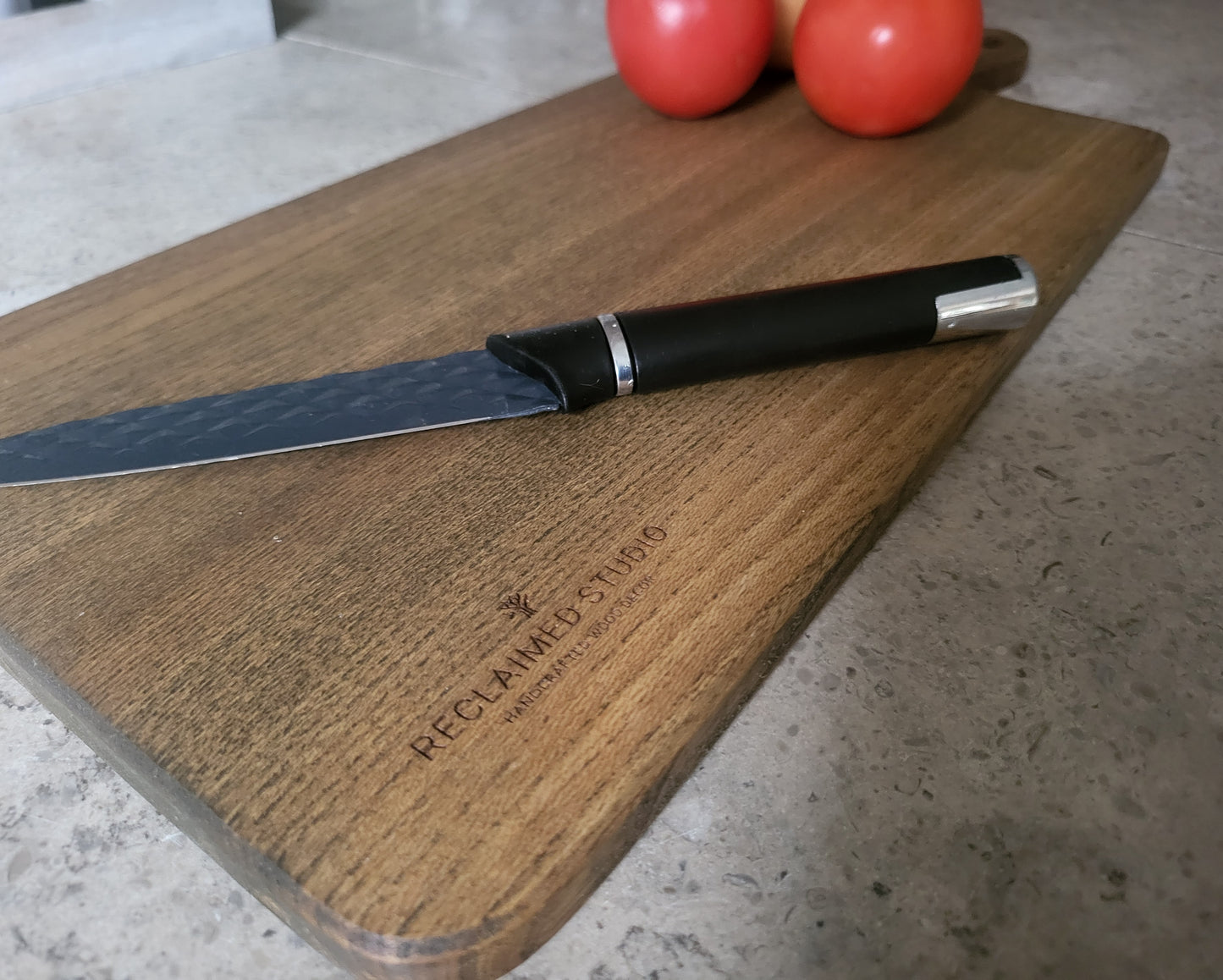 Serving Board - Hand Crafted - Elm- Medium Tan
