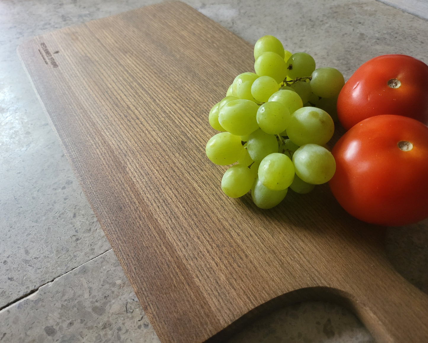 Serving Board - Hand Crafted - Elm- Light Tan
