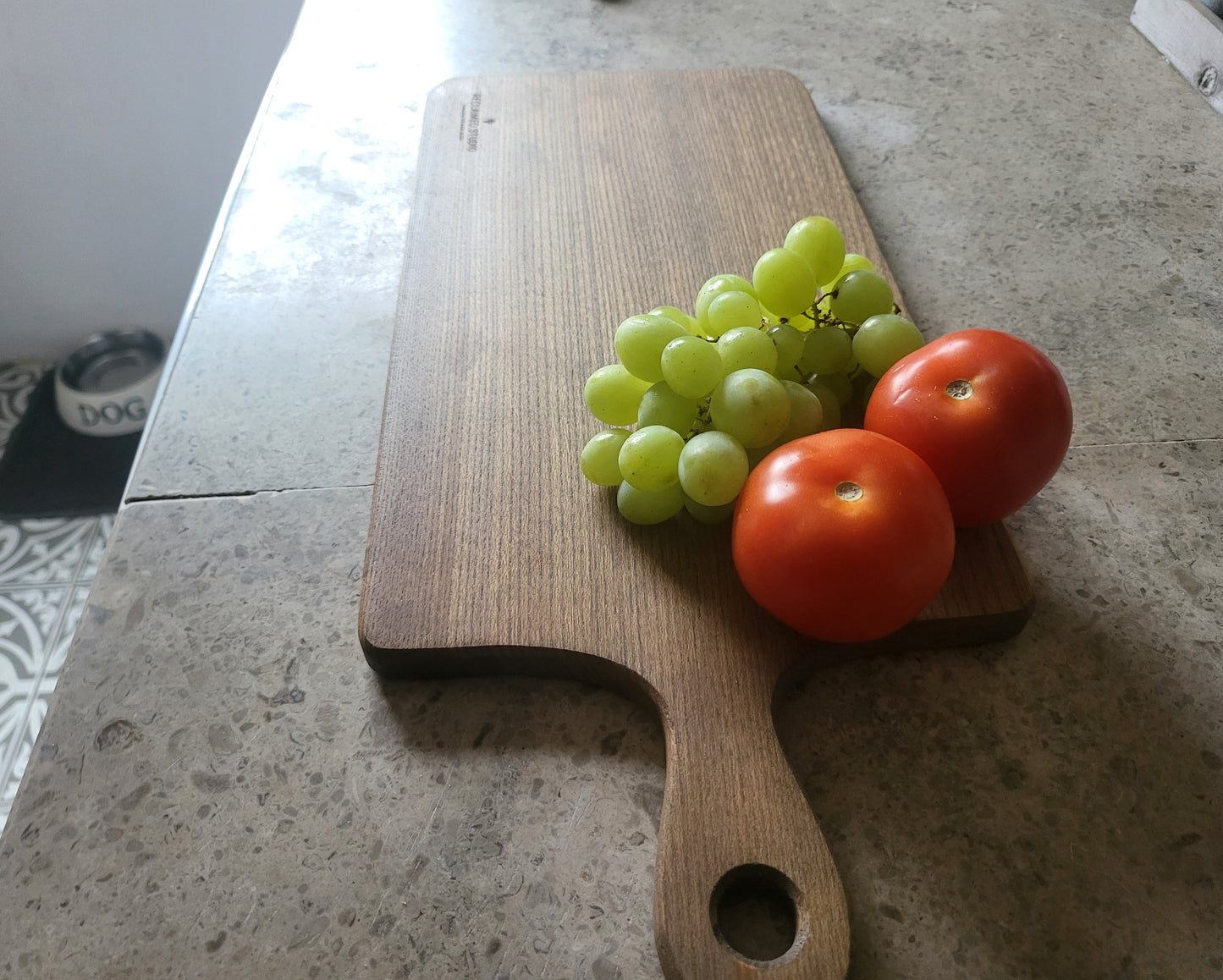 Serving Board - Hand Crafted - Elm- Light Tan