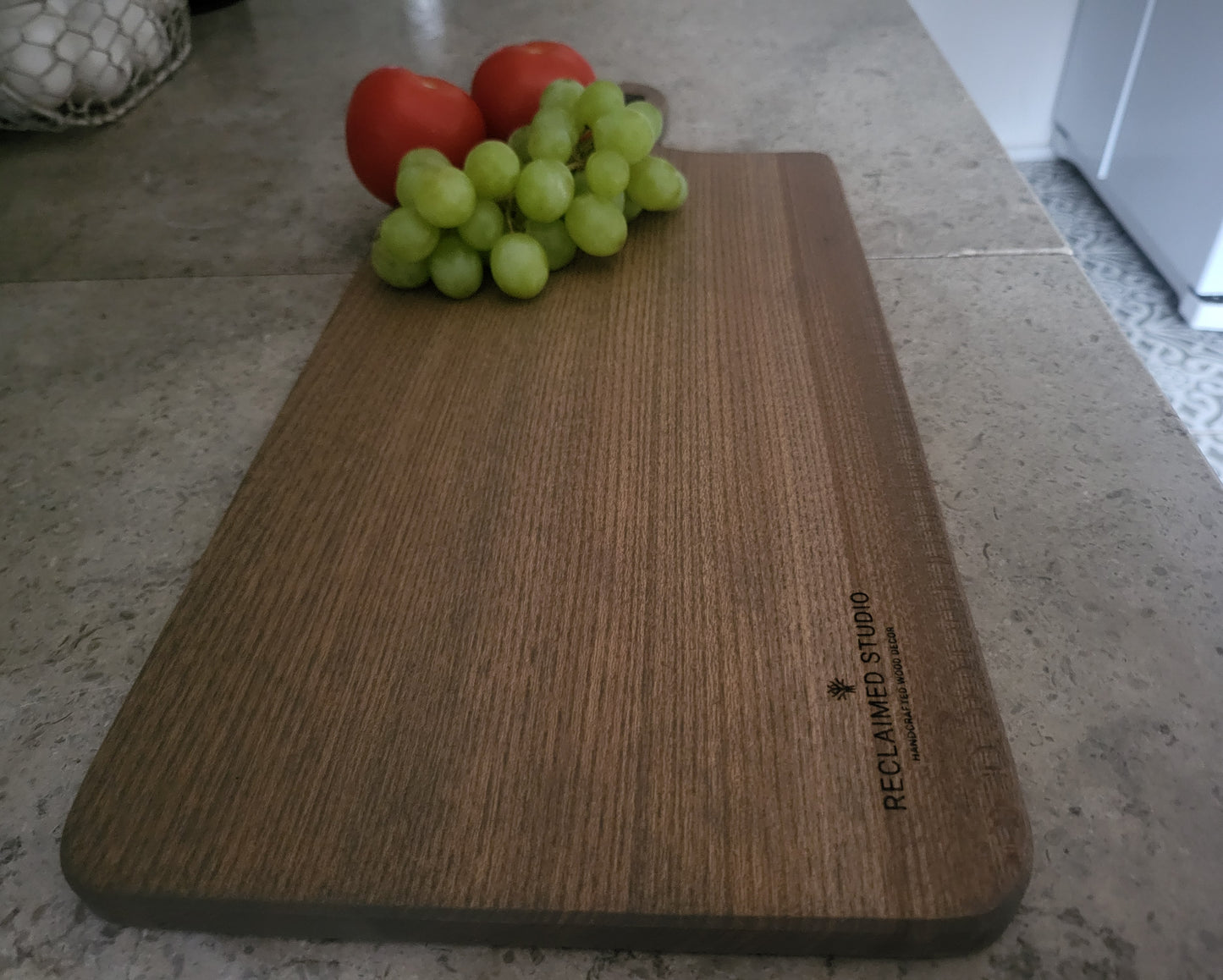 Serving Board - Hand Crafted - Elm- Medium Tan