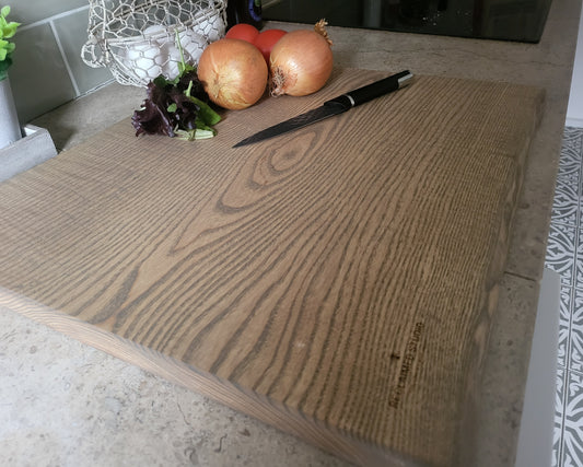 Chopping Board - Hand Crafted - Ash - Extra Large - "Harold-1"