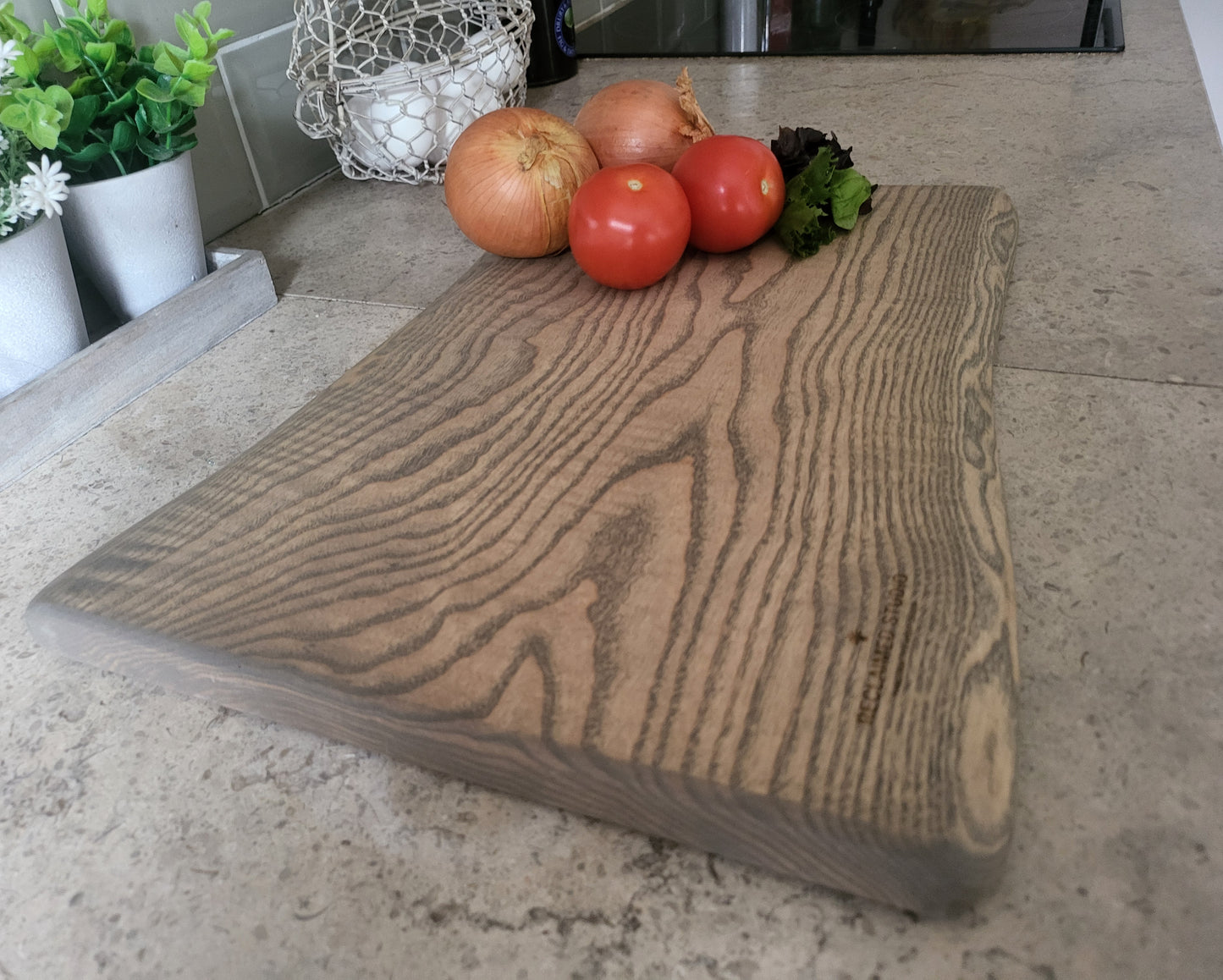 Chopping Board - Hand Crafted - Ash - Medium - "Harold-3"