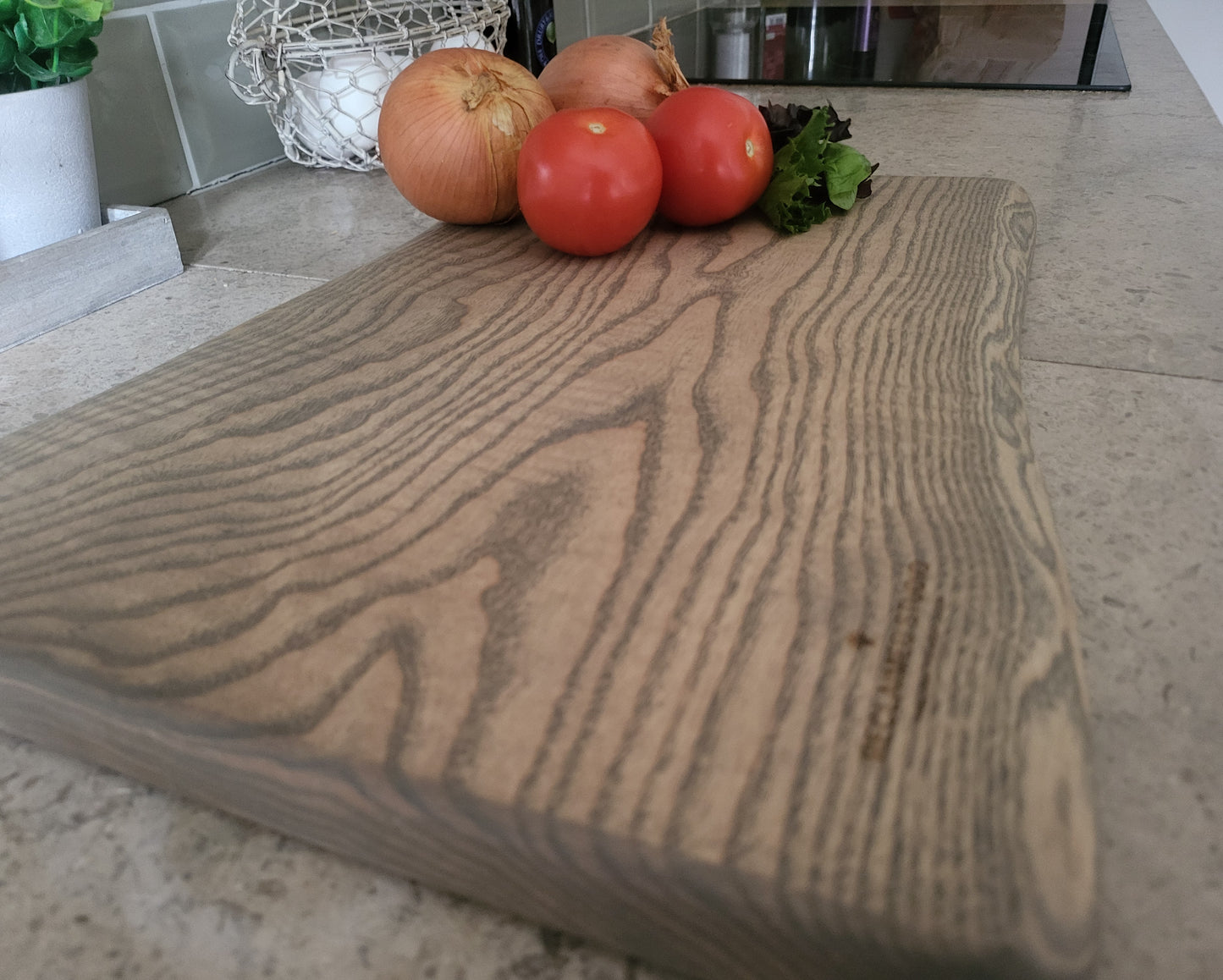 Chopping Board - Hand Crafted - Ash - Medium - "Harold-3"