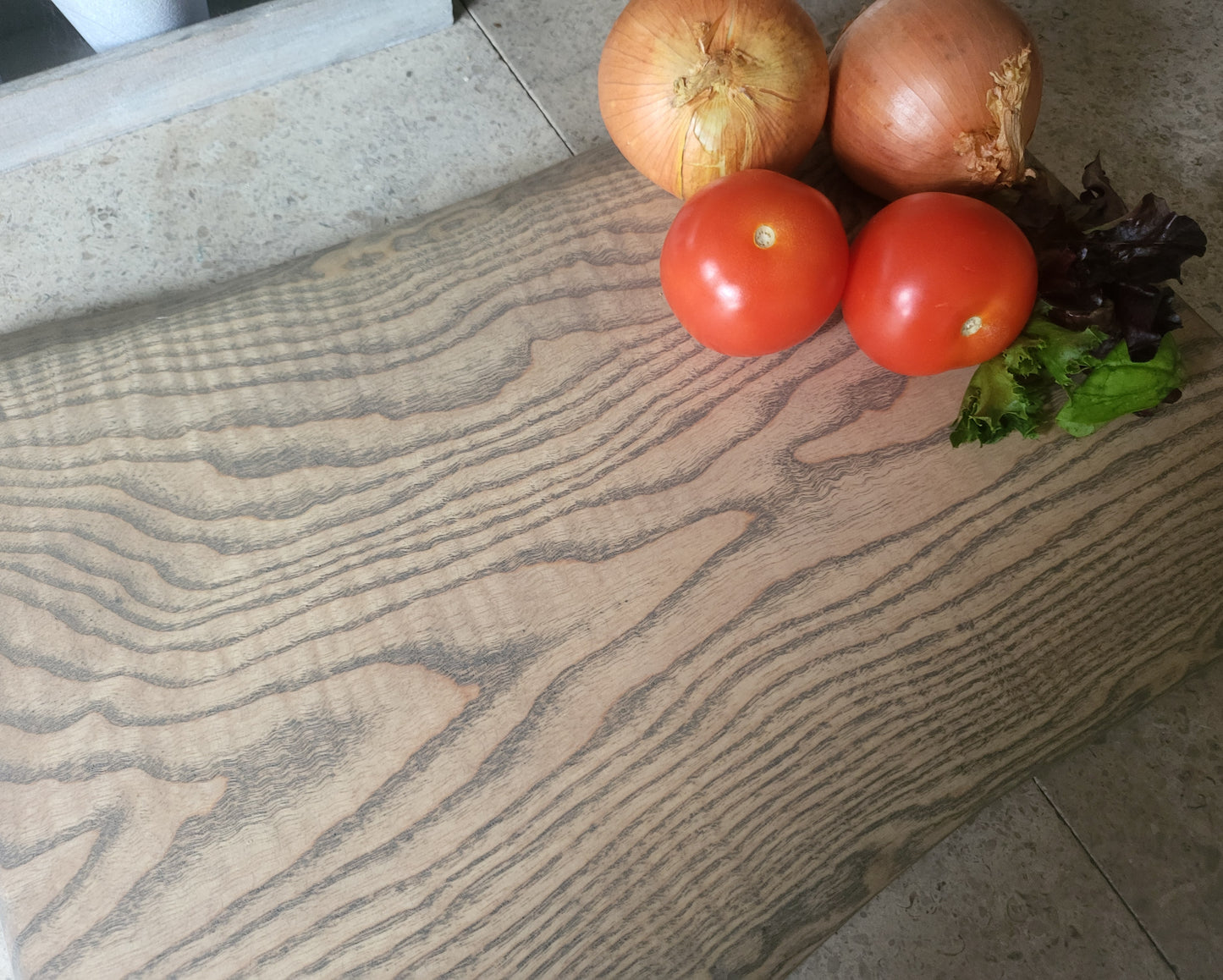 Chopping Board - Hand Crafted - Ash - Medium - "Harold-3"
