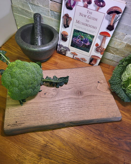 Chopping Board - Hand Crafted - Chestnut - Medium - "Matilda-3"
