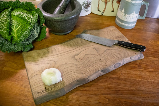 Chopping Board - Hand Crafted - Chestnut - Small - "Matilda-4"