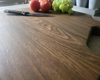 Chopping Board - Hand Crafted - Elm - Large - "Saxon-2"