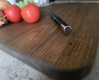 Chopping Board - Hand Crafted - Elm - Large - "Saxon-2"