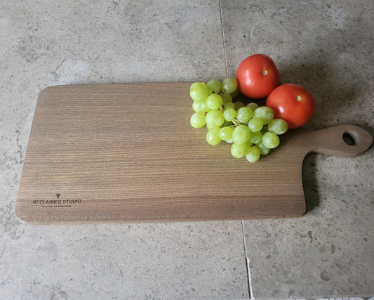Serving Board - Hand Crafted - Elm- Light Tan