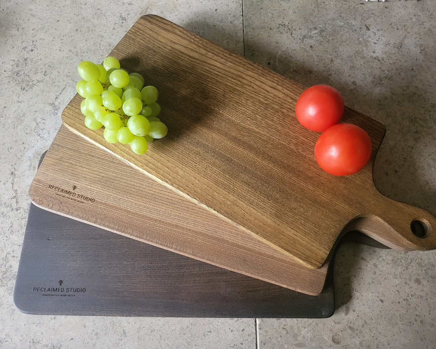 Serving Board - Hand Crafted - Elm- Medium Tan