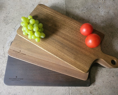 Serving Board - Hand Crafted - Elm- Medium Tan