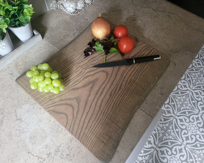 Chopping Board - Hand Crafted - Ash - Small - "Harold-4"