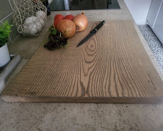 Chopping Board - Hand Crafted - Ash - Large - "Harold-2"