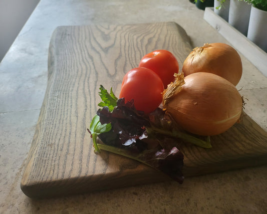 Chopping Board - Hand Crafted - Ash - Medium - "Harold-3"