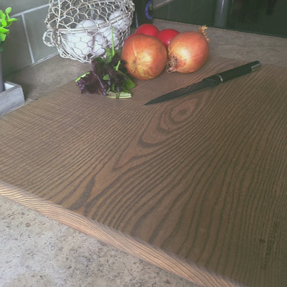 Chopping Board - Hand Crafted - Ash - Extra Large - "Harold-1"