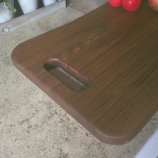 Chopping Board - Hand Crafted - Elm - Extra Large - "Saxon-1"